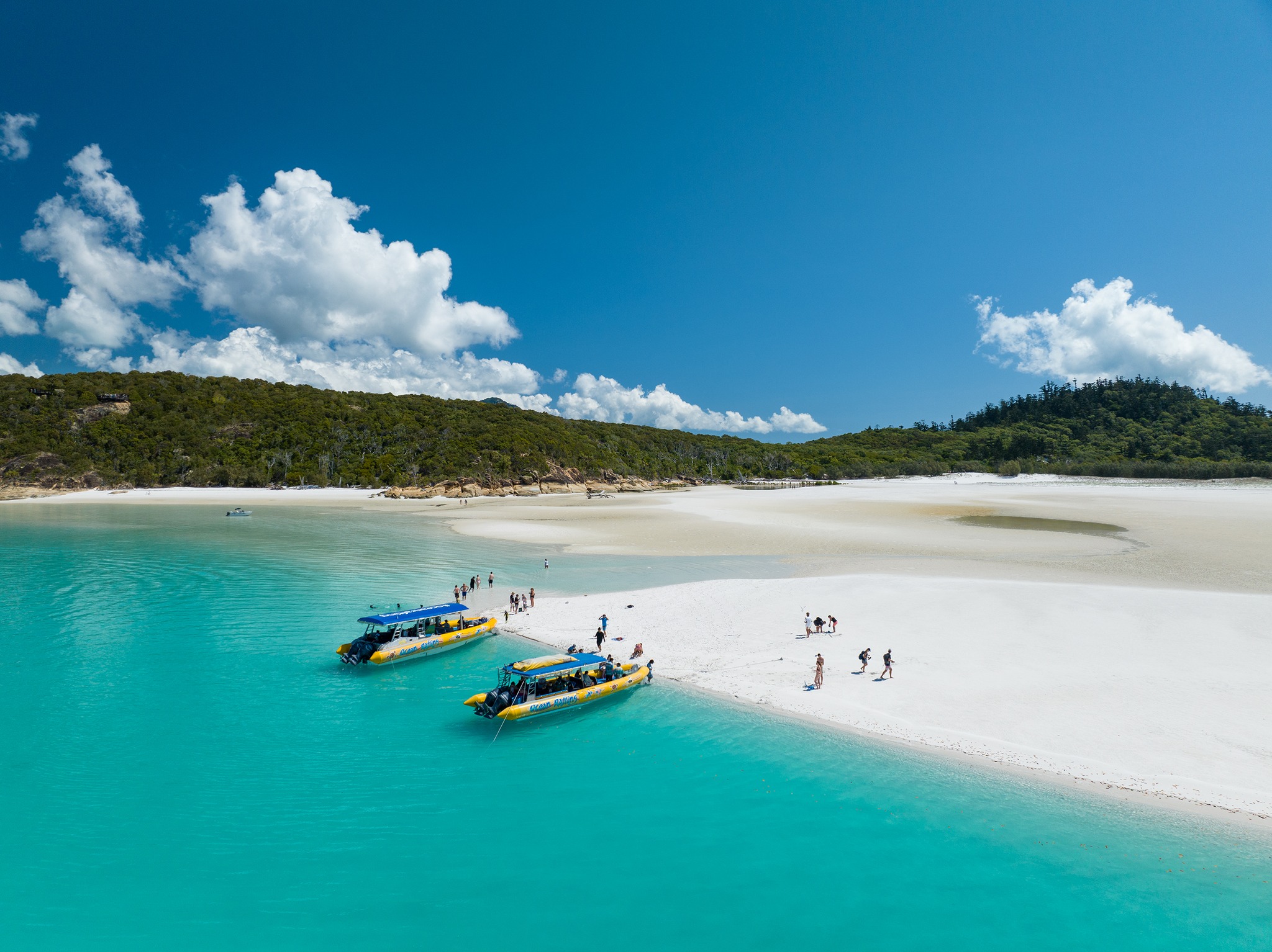 Ocean rafting on the beach