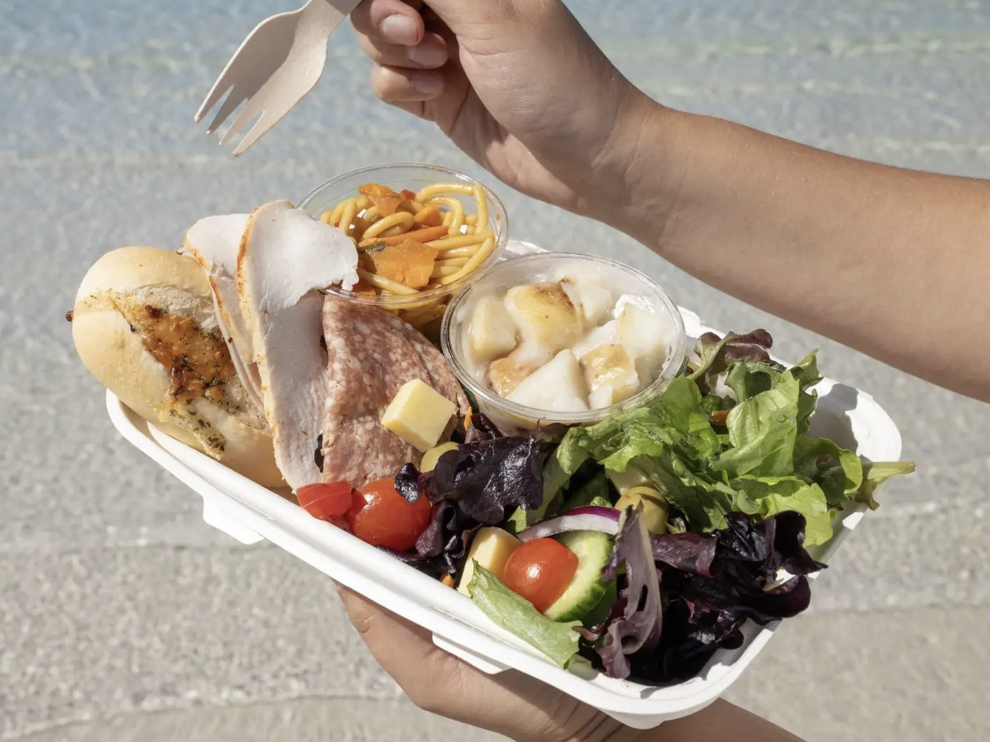 Ocean Rafting Lunch Menu