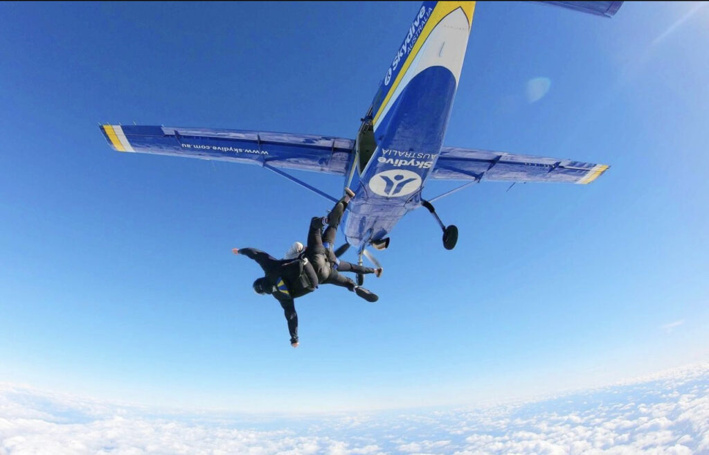 Skydive Australia. Photo credit @Skydiveaustralia on Instagram