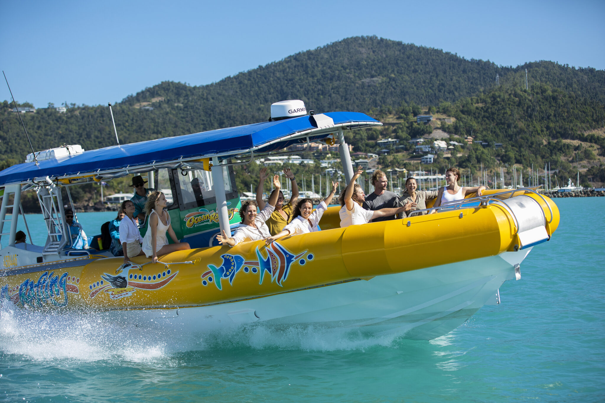 Ocean rafting so much fun
