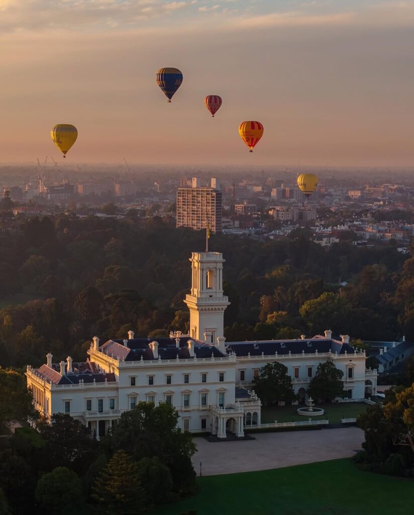 Melbourne hot air balloon 3
