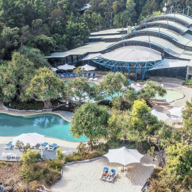 kingfisher bay resort close up. Photo credit @kingfisher bay resort on website