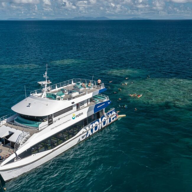 Explore Group Hamilton_boat in the reef
