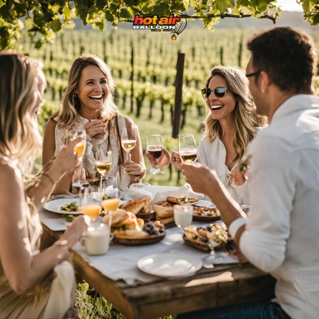 Hot Air Balloon Gold Coast with Winery Breakfast