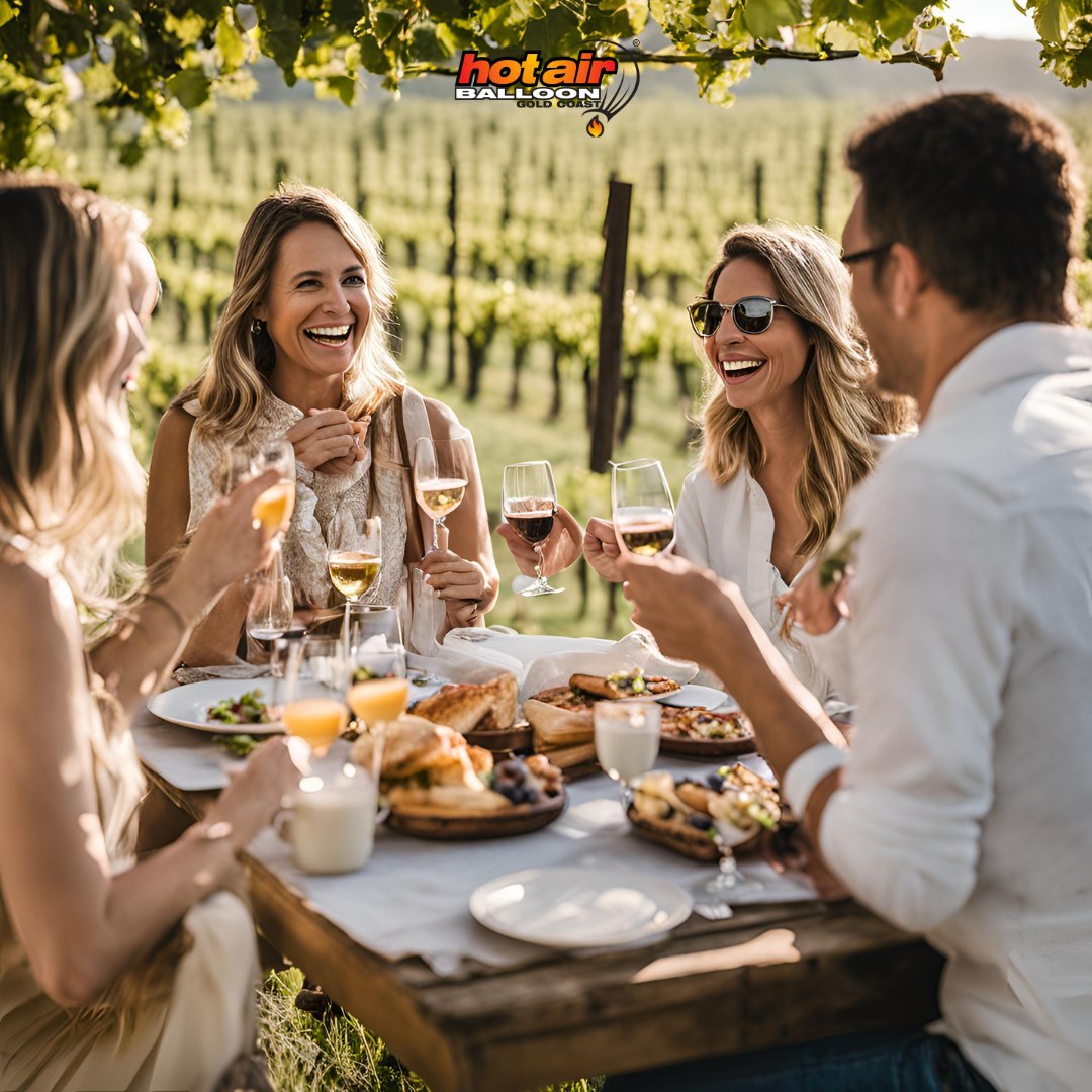 Hot Air Balloon Gold Coast with Winery Breakfast